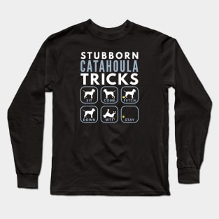 Stubborn Leopard Dog Tricks - Dog Training Long Sleeve T-Shirt